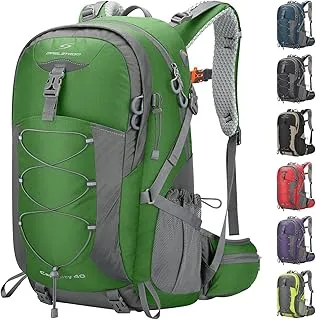 40L waterproof hiking daypack showing essential gear for hiking vs walking adventures